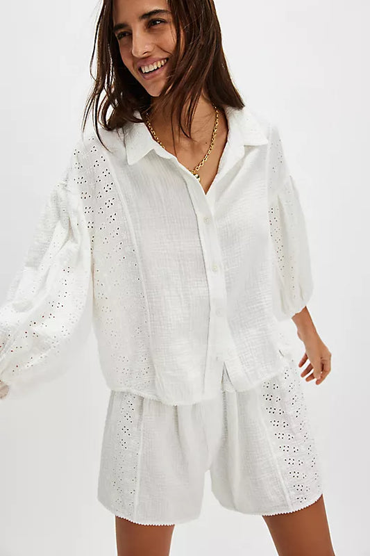 Full Bloom Shirt - Ivory