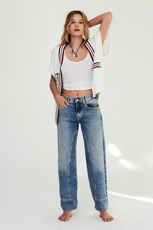 Risk Taker Mid-Rise Jeans - Mantra