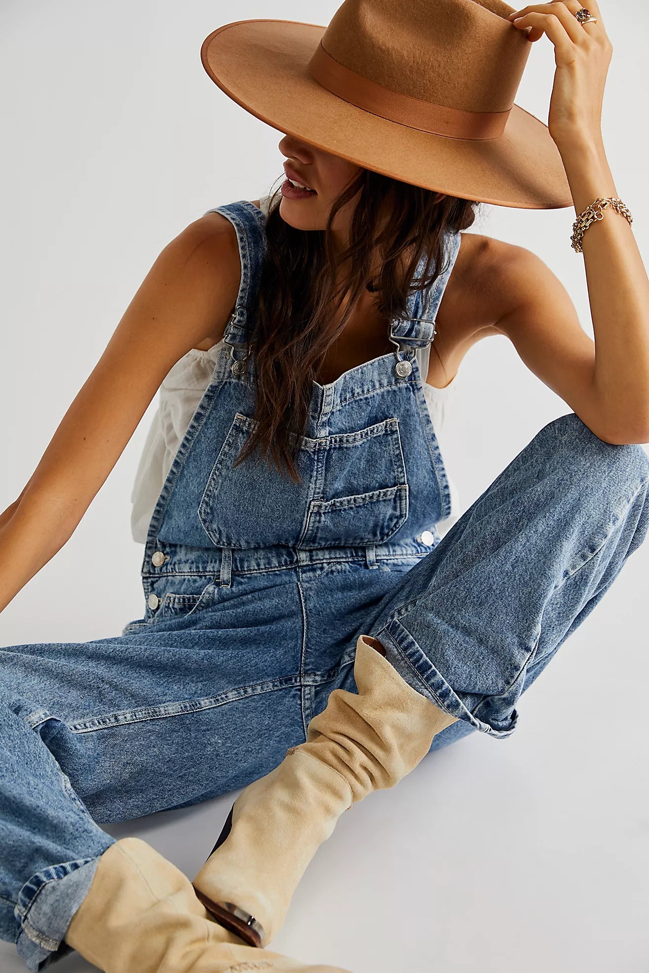 Ziggy Denim Overall - Powder Blue