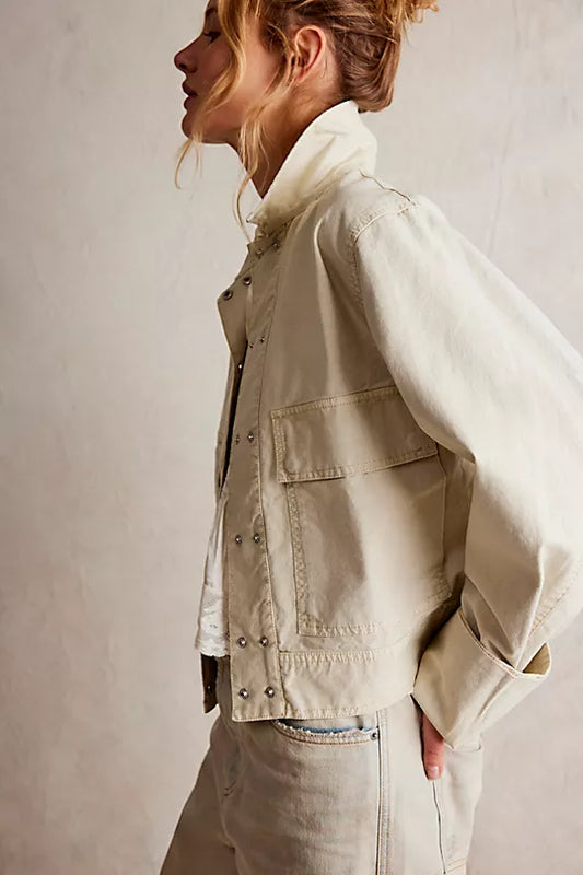 Suzy Linen Jacket - Spring Linen