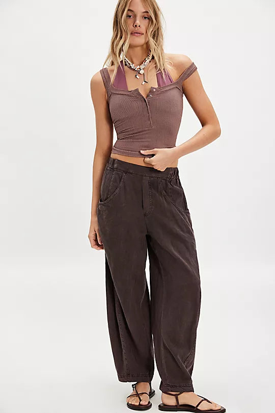 Clean Slate Henley - Mink