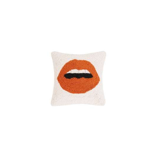 Free Speech Lips Hook Pillow