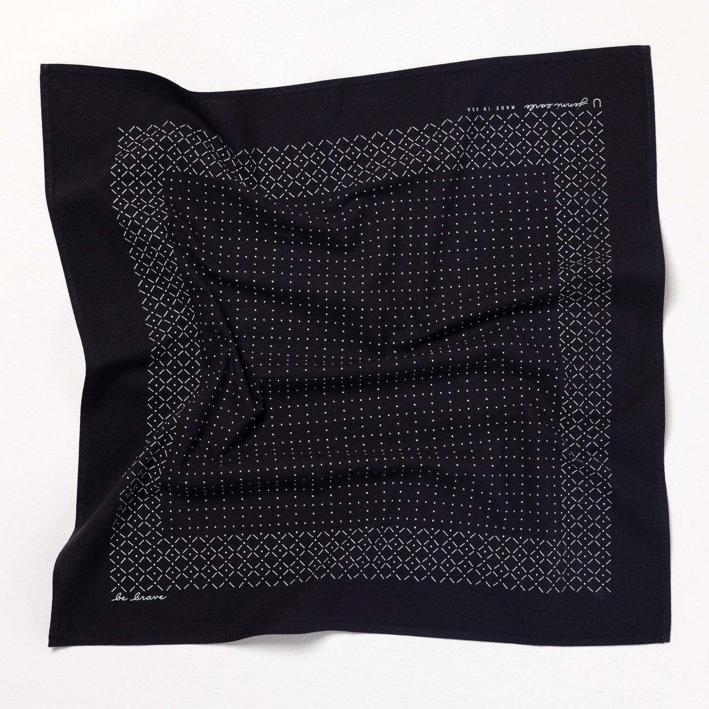 “be brave” bandana
