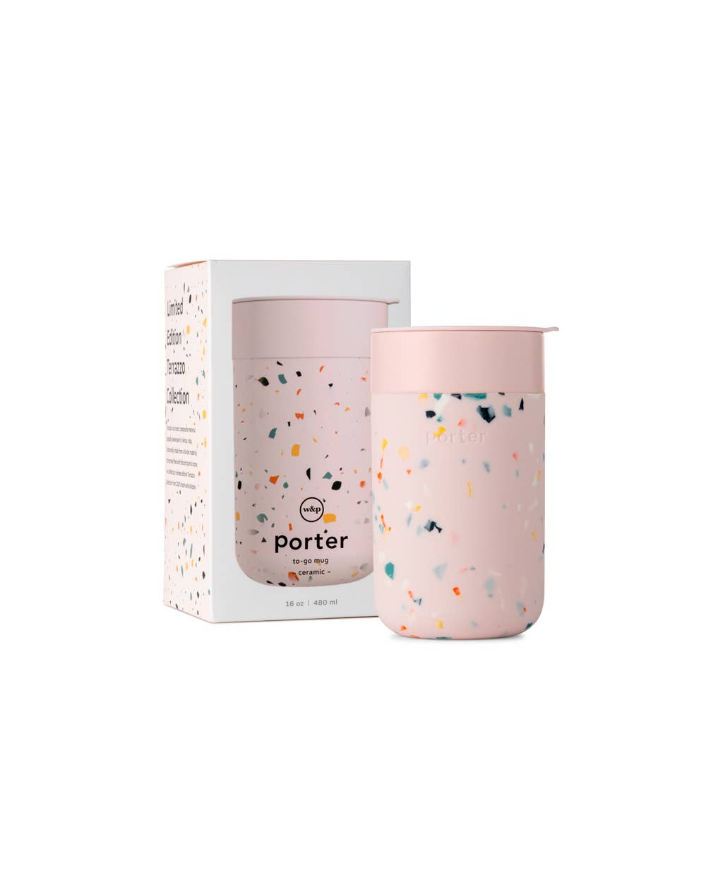 W&P Porter Travel Coffee Mug with Protective Silicone