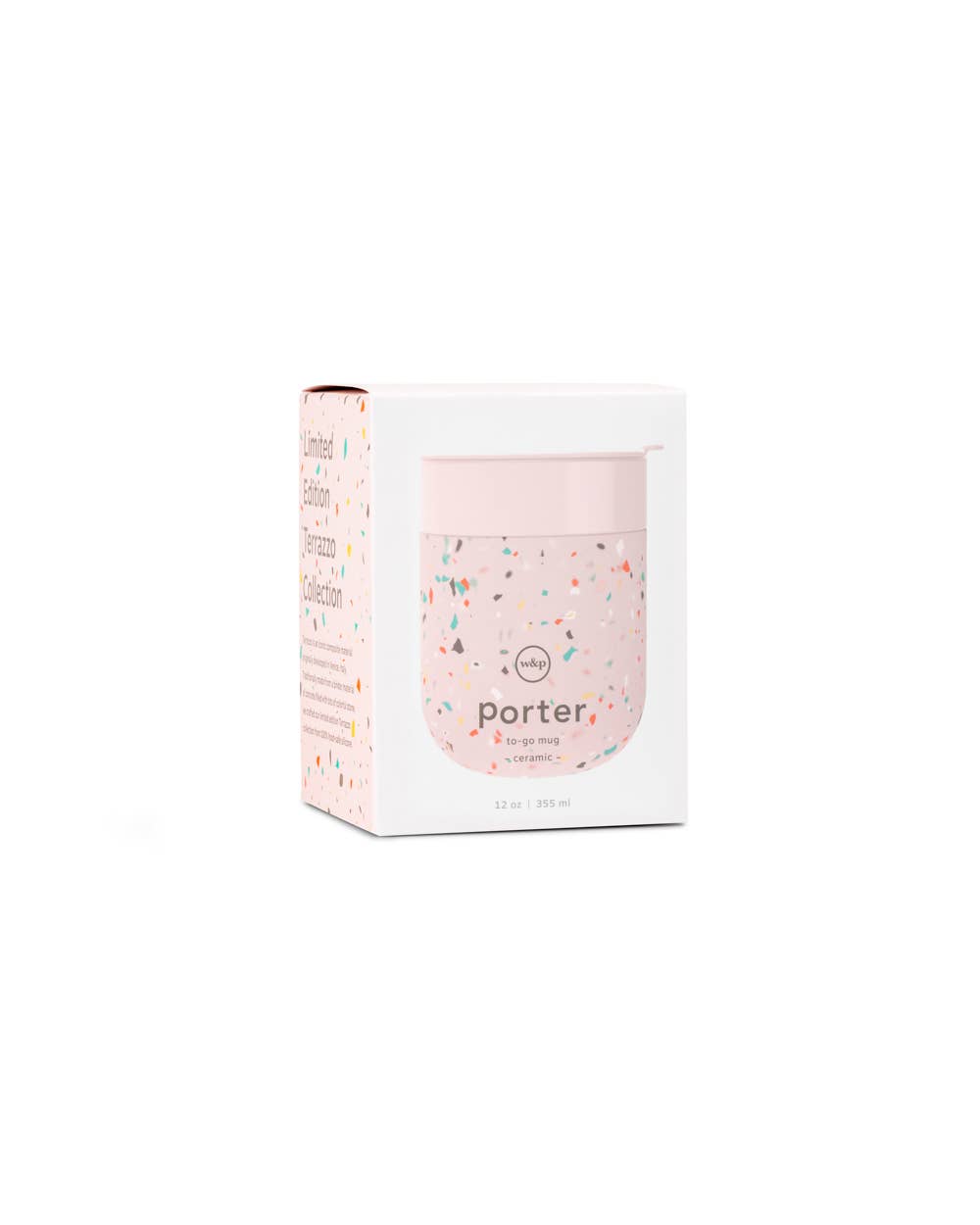 Porter Mug 12 oz Terrazzo Pink