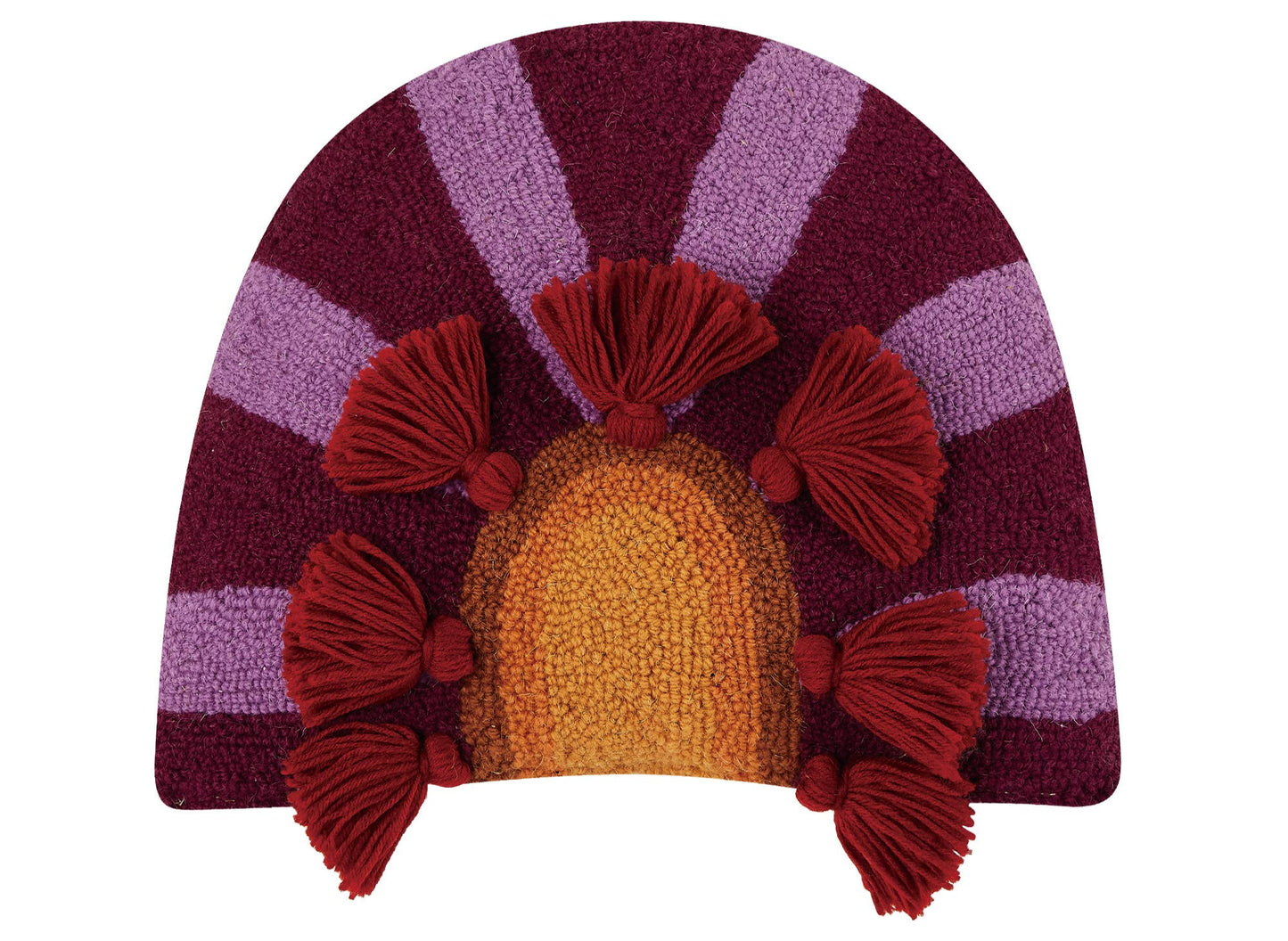 In Bloom With Tassels Hook Pillow by Justina Blakeney