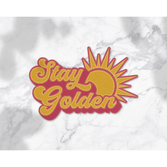Stay Golden Sticker