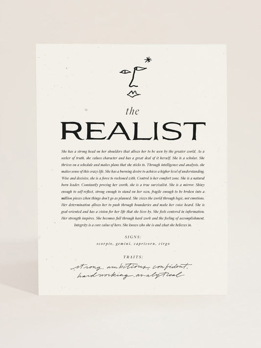 The Realist Art Print