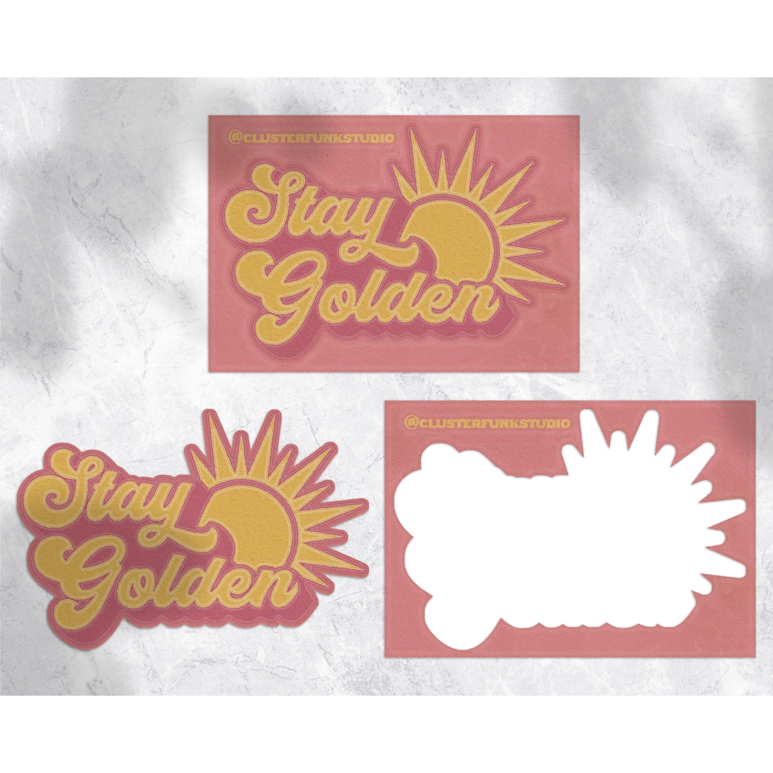 Stay Golden Sticker