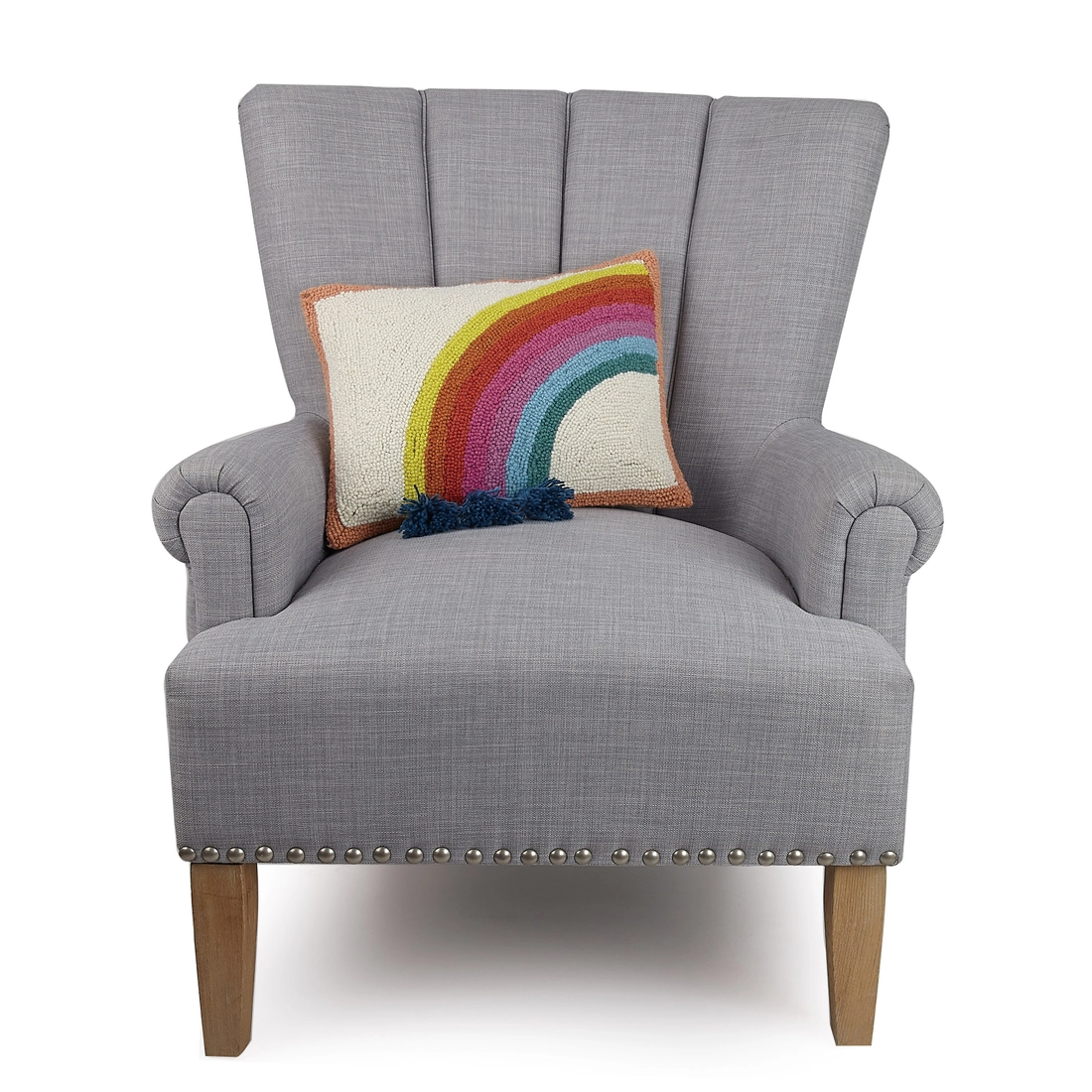 Rainbow Hook Pillow