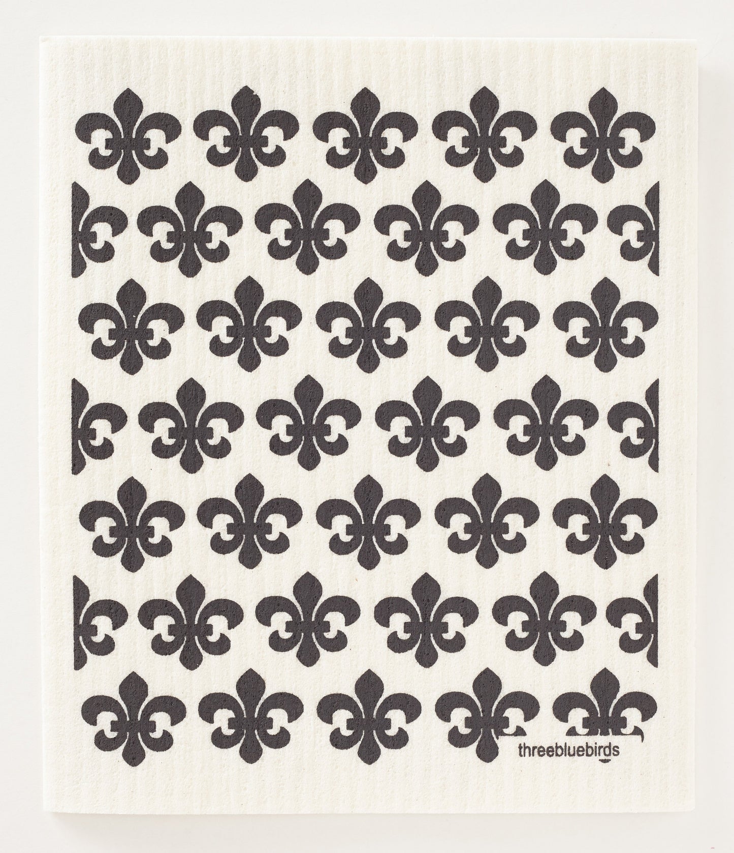 Graphite Fleur Swedish Dishcloth