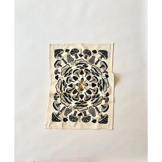 Mushroom Magic Kitchen Towel - Natural