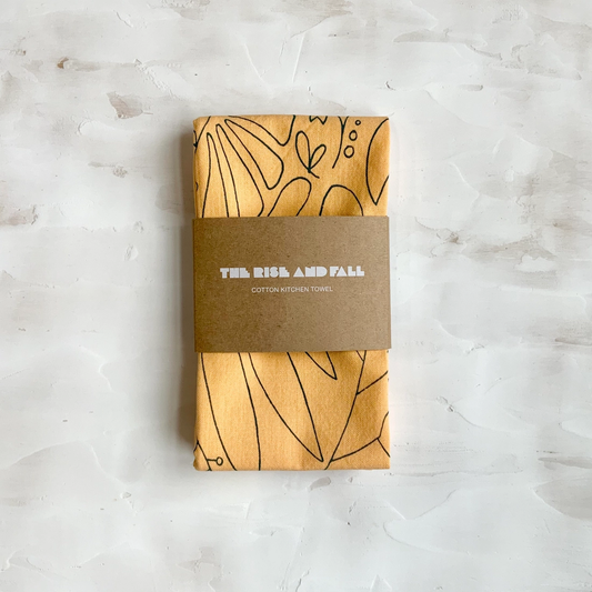 Flora Kitchen Towel - Peach