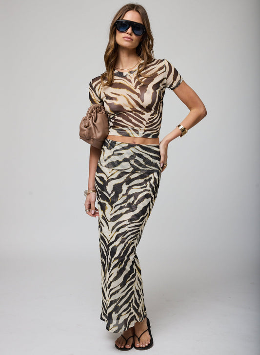 Mesh Baby Tee - Animal Instincts