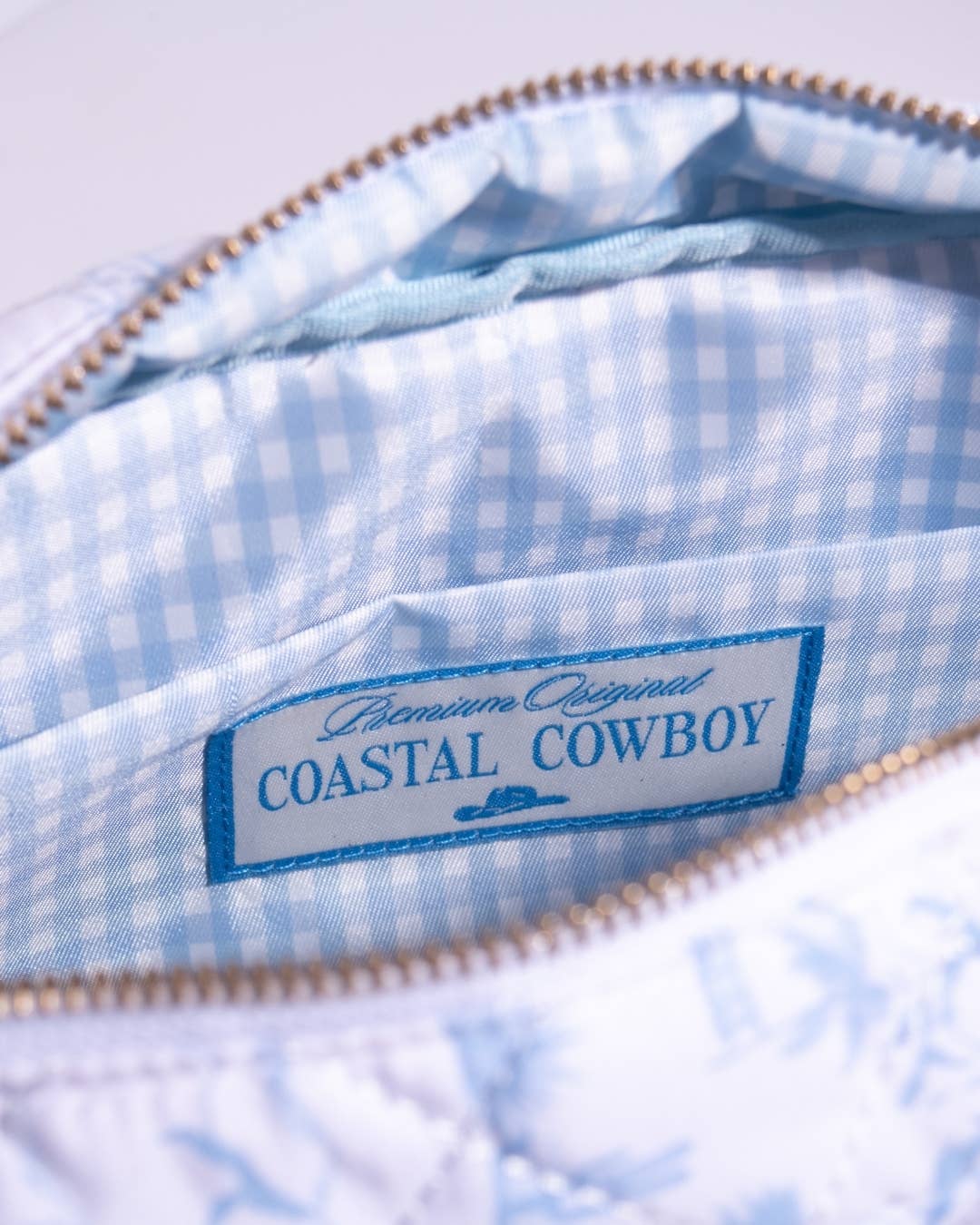 Coastal Cowboy Toile Travel Bag