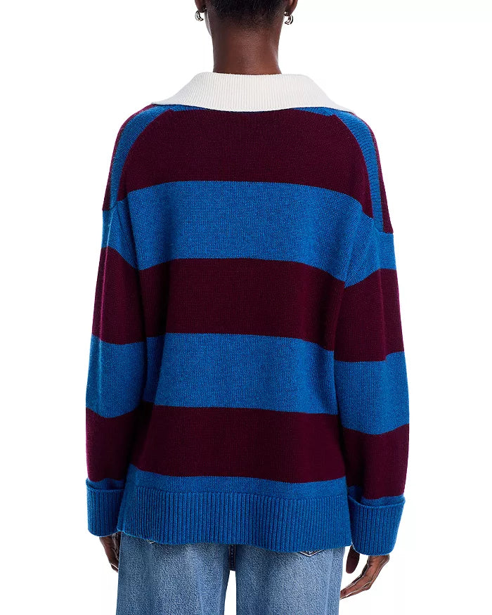 Harris Collared Sweater - Rugby Stripe