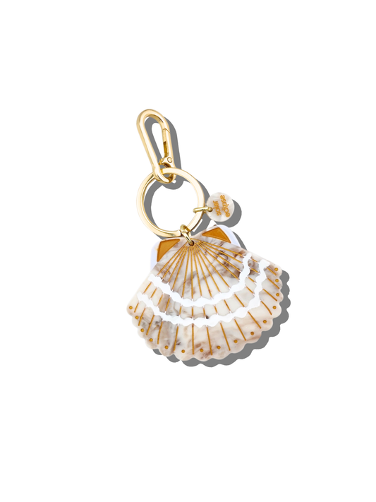 Seashell Bag Charm + Keychain