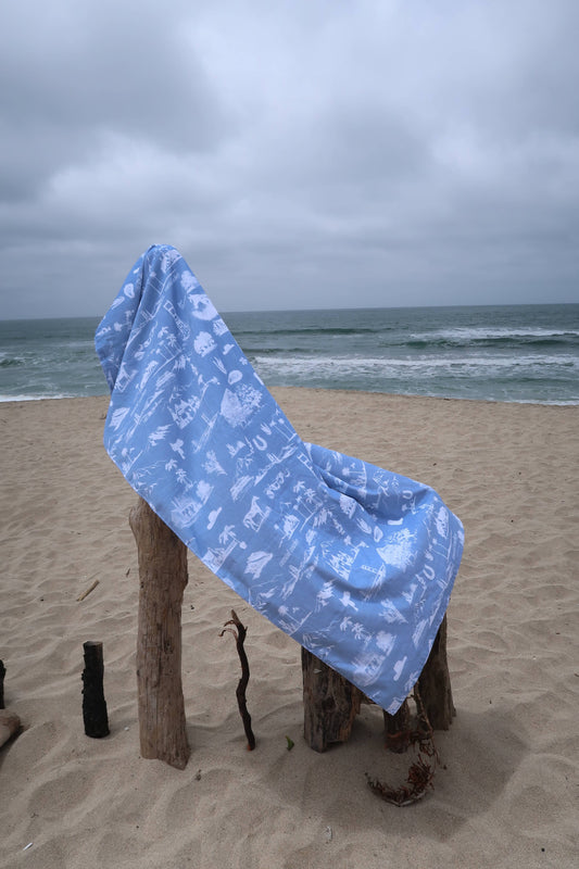 Coastal Cowboy Beach Towel