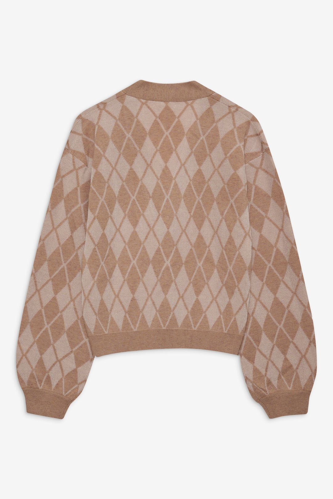 Cassidy Argyle Cardigan - Brown