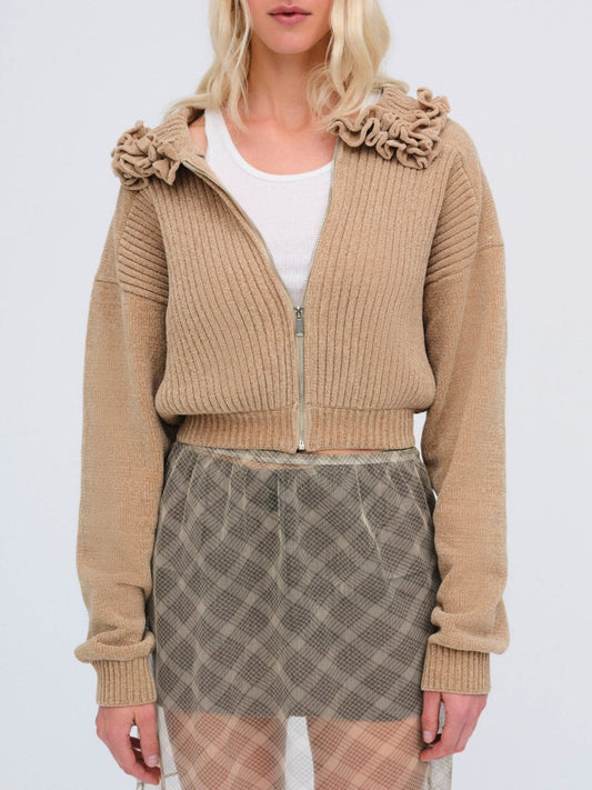 Rey Knit Jacket - Putty Brown