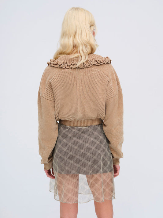 Rey Knit Jacket - Putty Brown