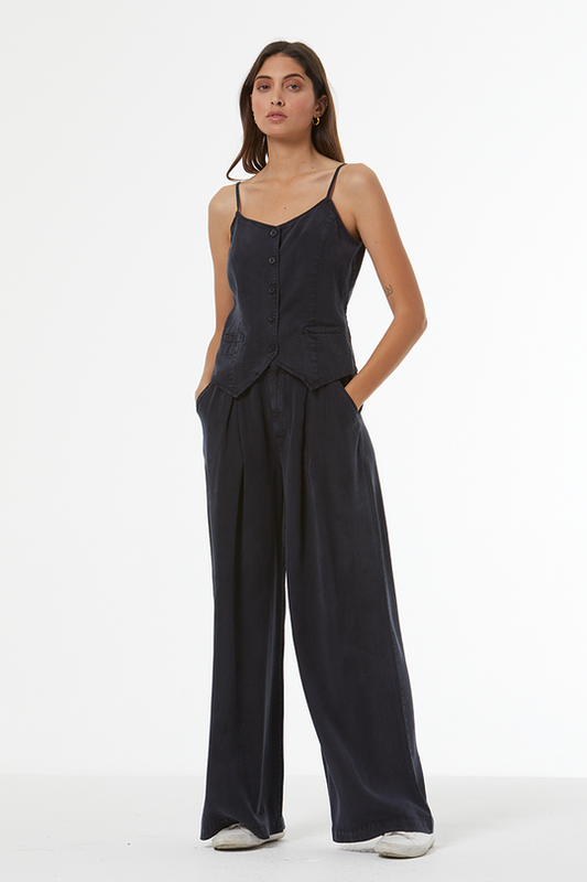 Dayton Pleated Trouser - Midnight