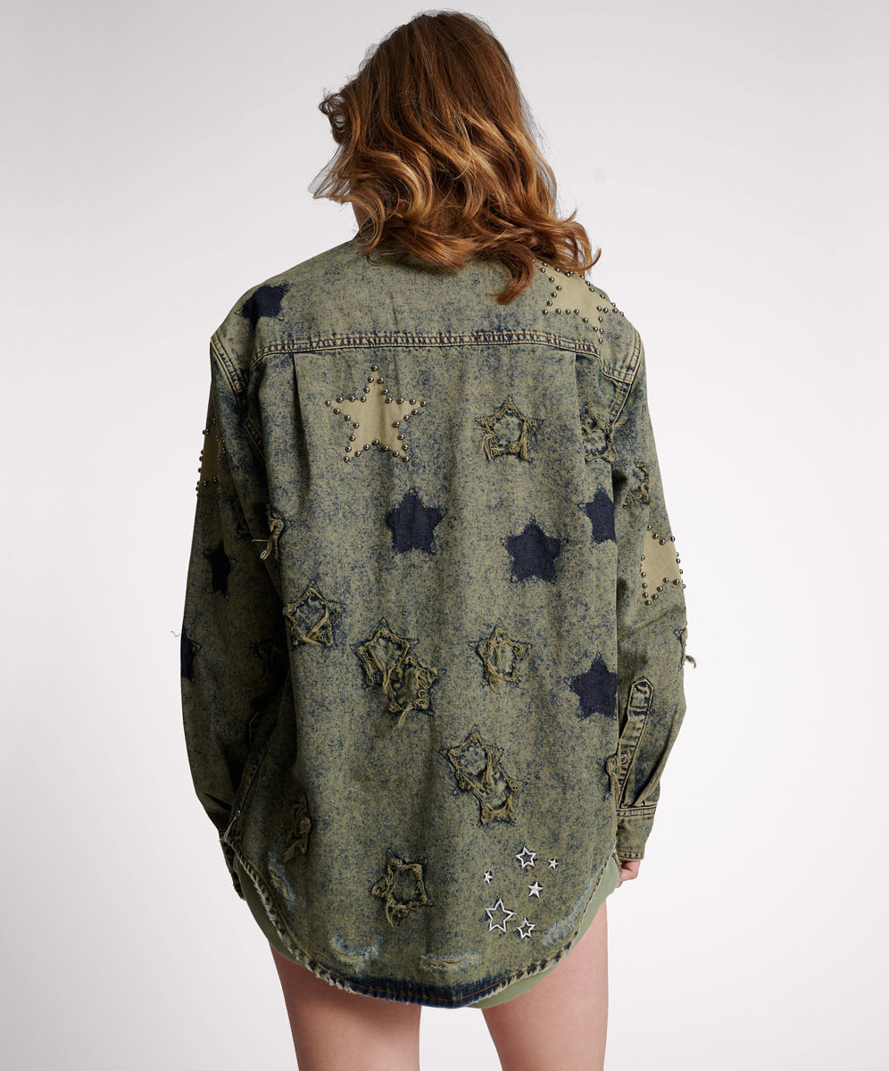 Everyday Star Shirt - Petrol Green