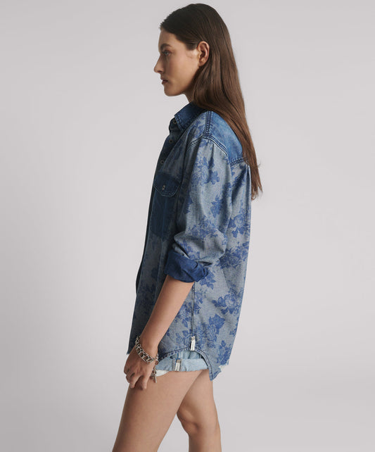 Everyday Denim Shirt - Rosewood