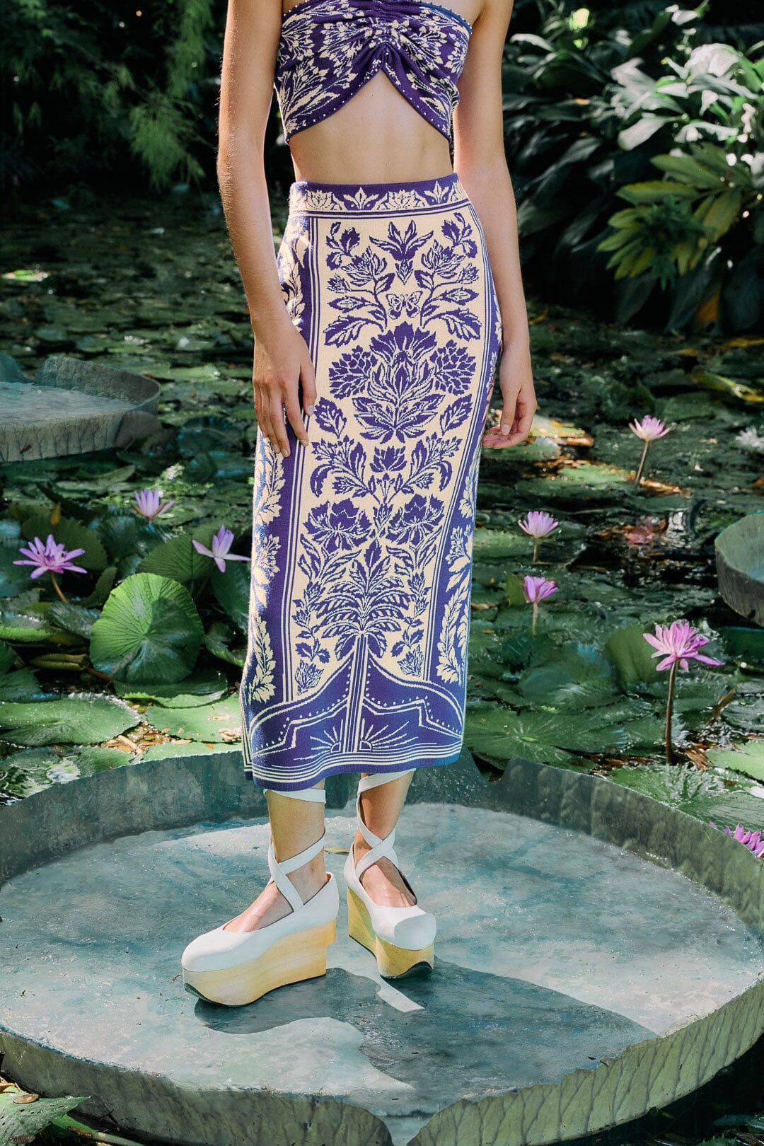 Marmo-Print Long Skirt – PUCCI Online Store