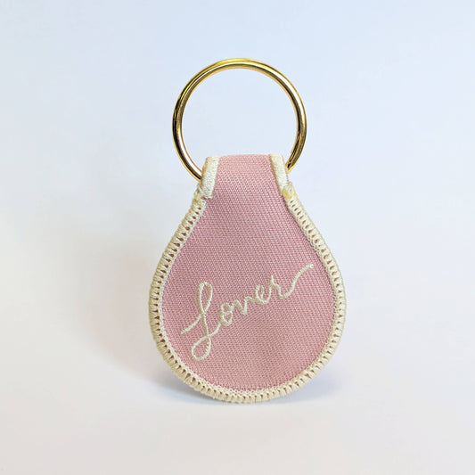 Lover Embroidered Key Tag