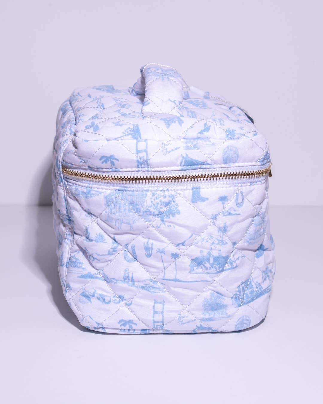 Coastal Cowboy Toile Train Case