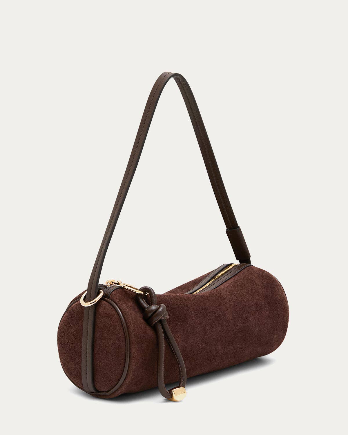 Skipper Barrel Convertible Shoulder - Fudge Suede