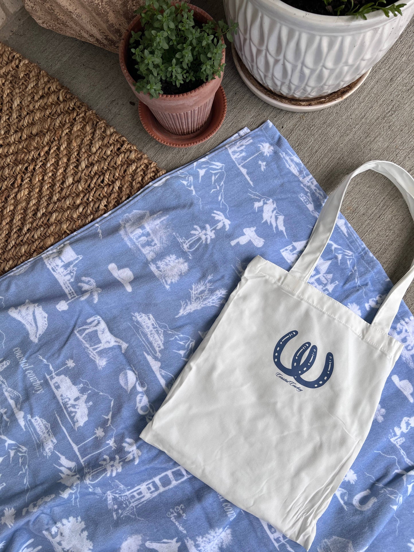 Coastal Cowboy Beach Towel