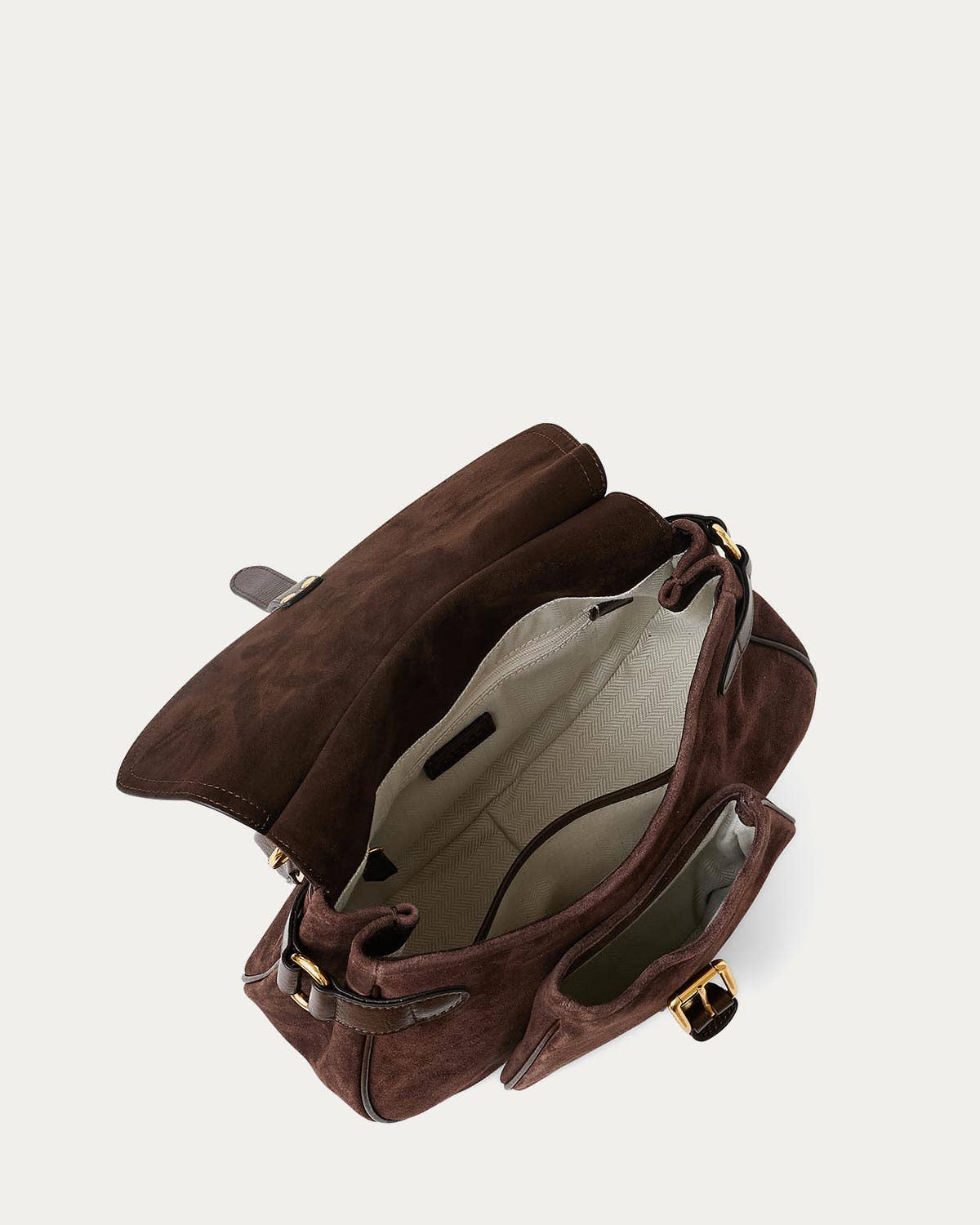 Dash Convertible Crossbody - Fudge Suede
