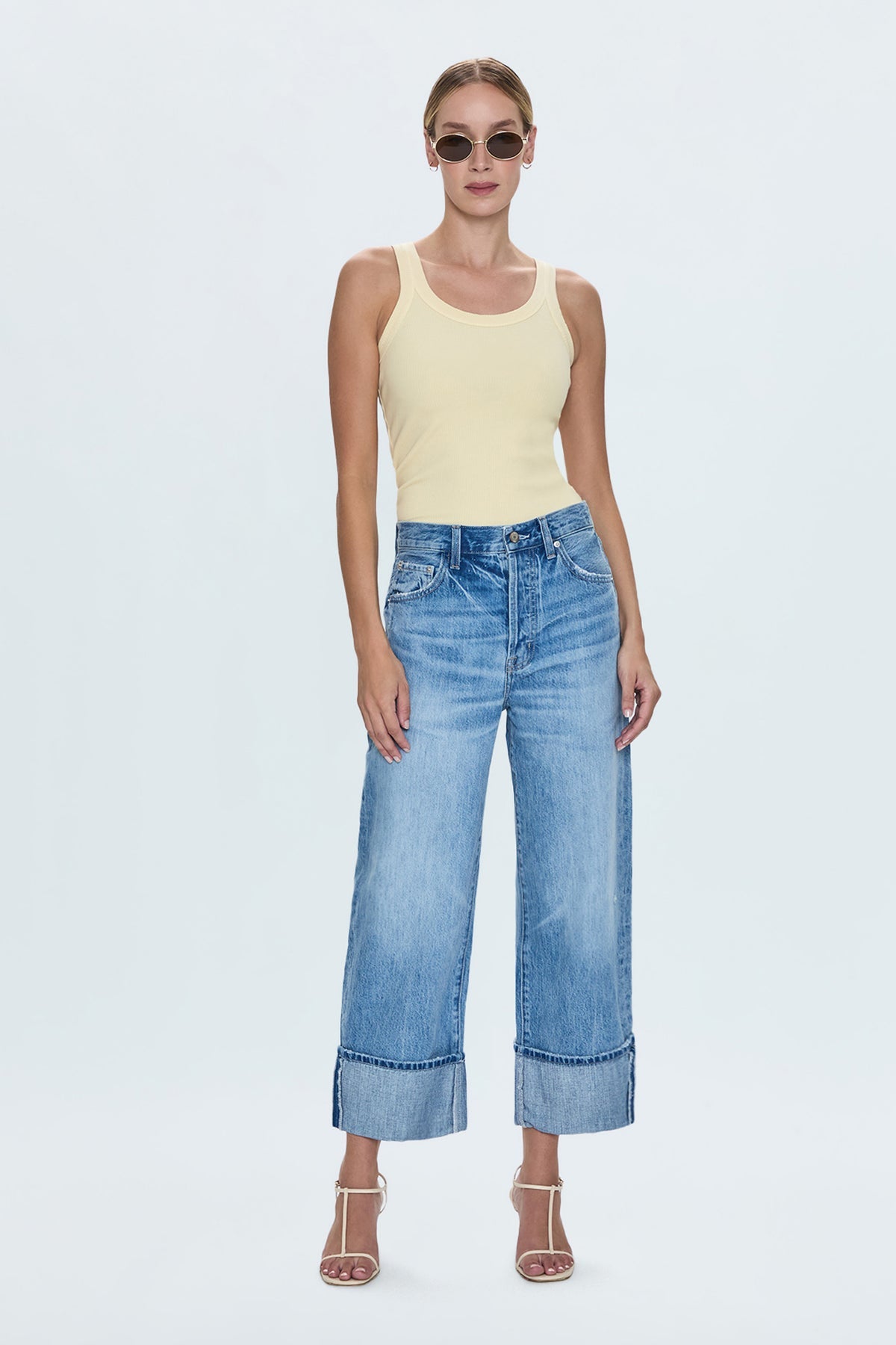 Ryder High Rise Cuffed Jean - Abroad Vintage