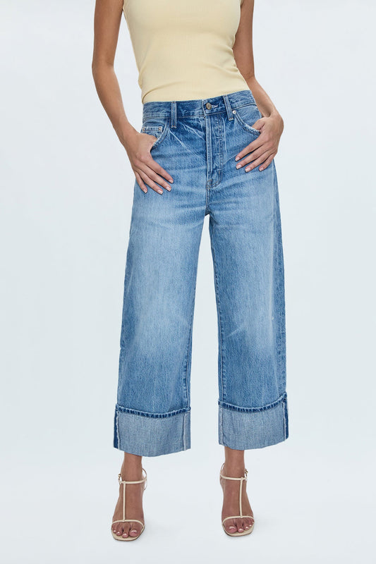 Ryder High Rise Cuffed Jean - Abroad Vintage