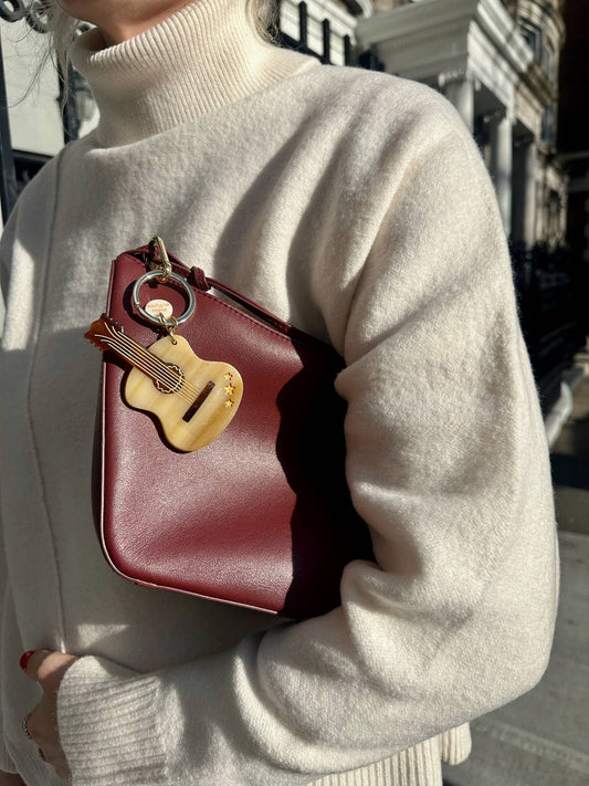 Guitar Bag Charm + Keychain