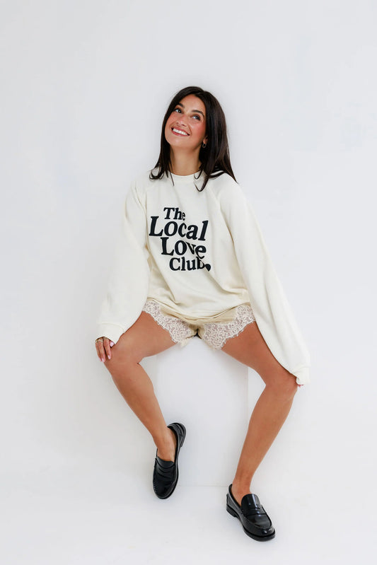 Local Love Club Raglan Crew