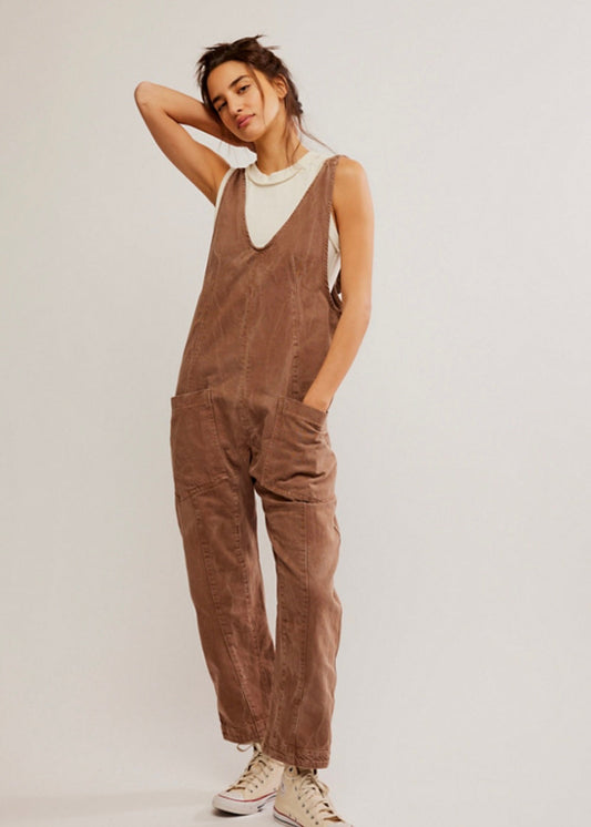 High Roller Jumpsuit - Rare Stone