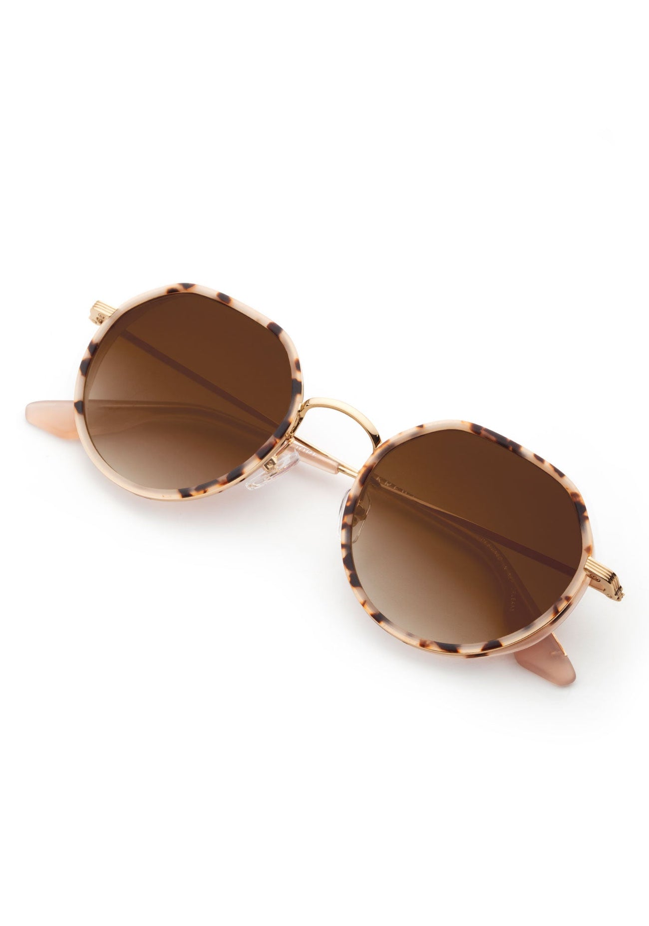 Calliope Sunglasses - Matte Oyster to Petal 24K