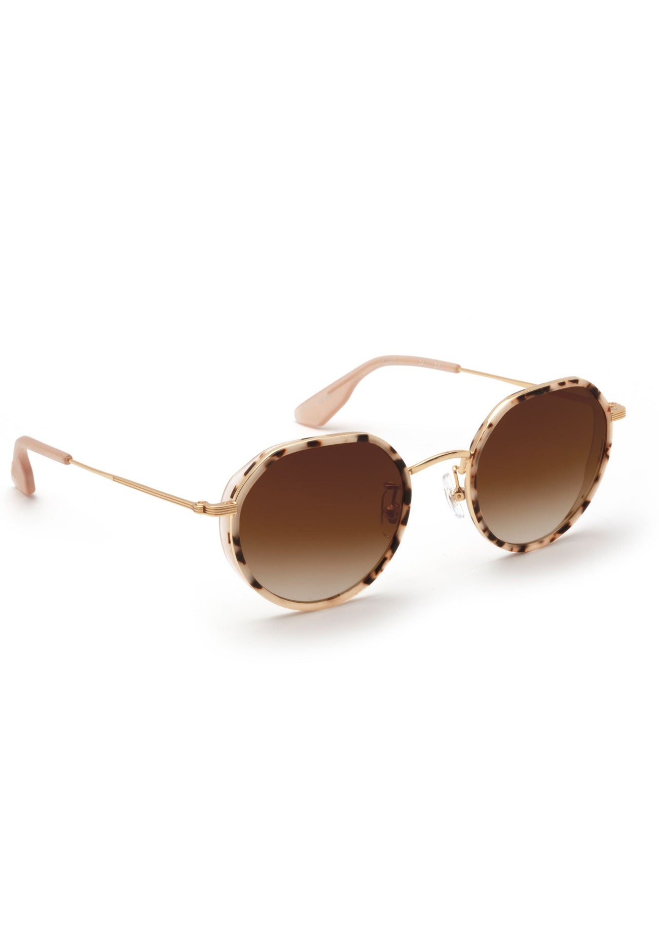 Calliope Sunglasses - Matte Oyster to Petal 24K