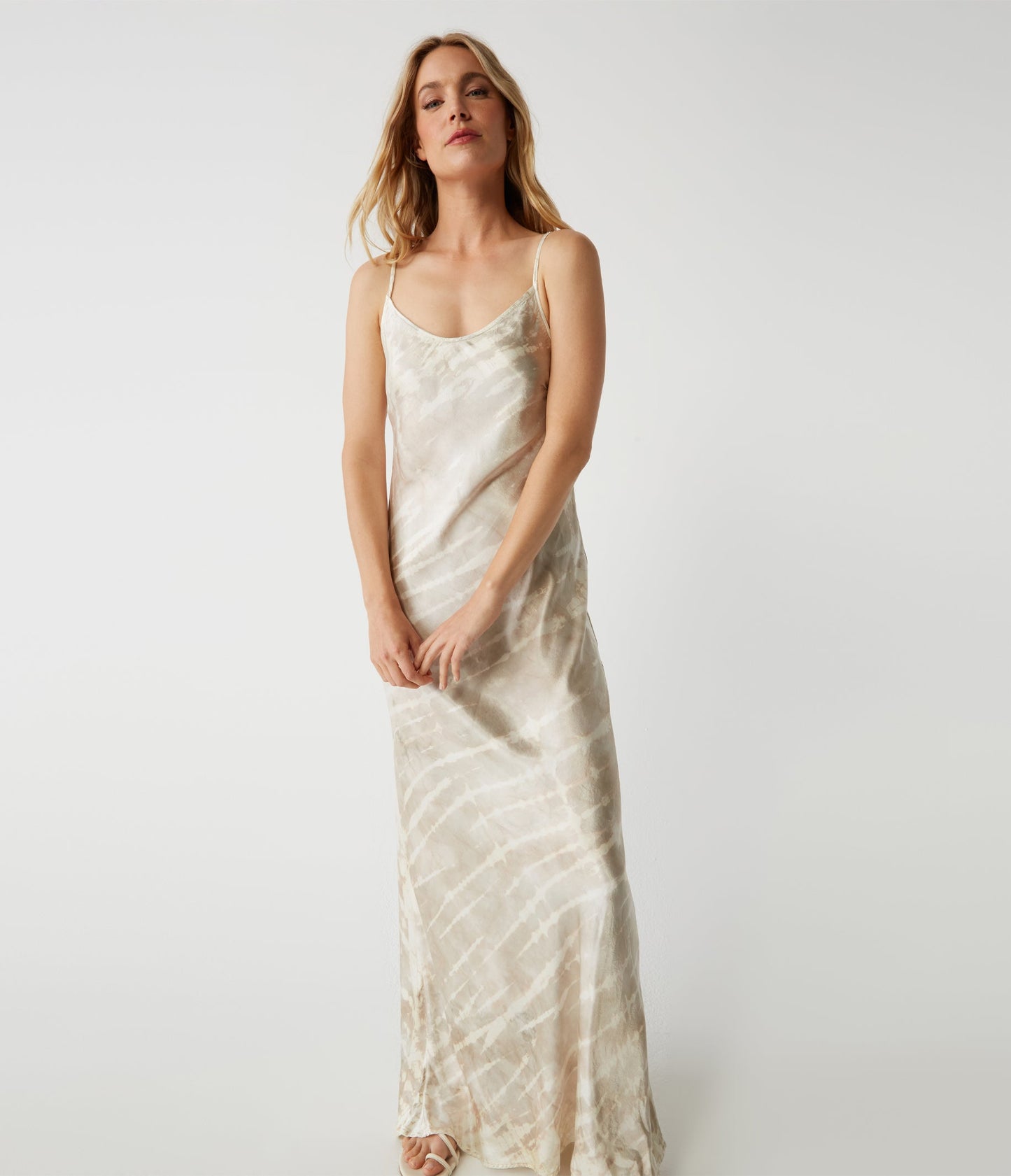 Cressida Maxi Dress - Champagne Combo