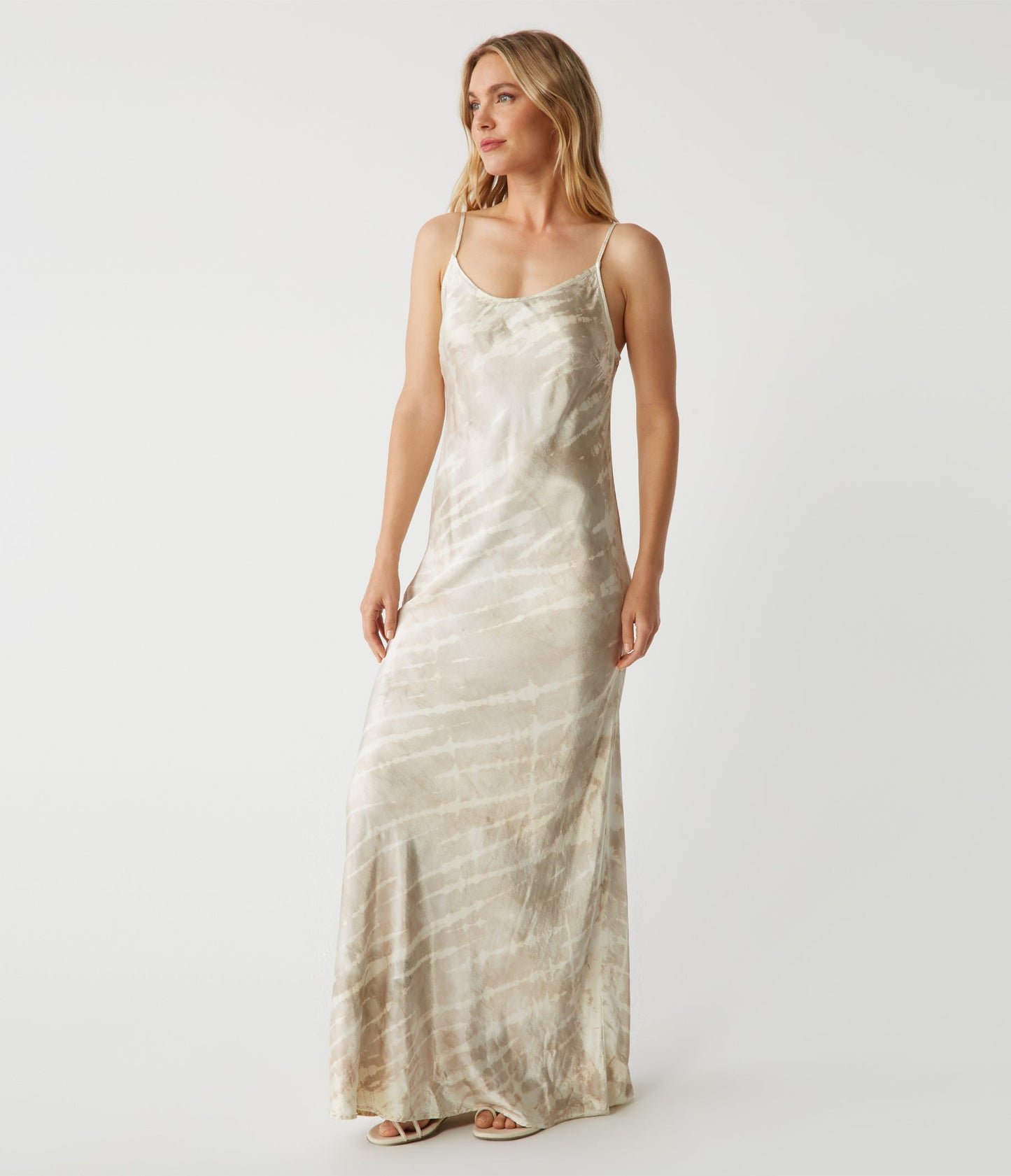 Cressida Maxi Dress - Champagne Combo