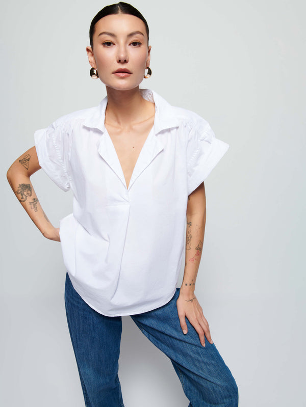 Elliot Blouse - Optic White