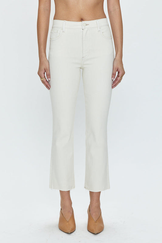 White pants worn by a person