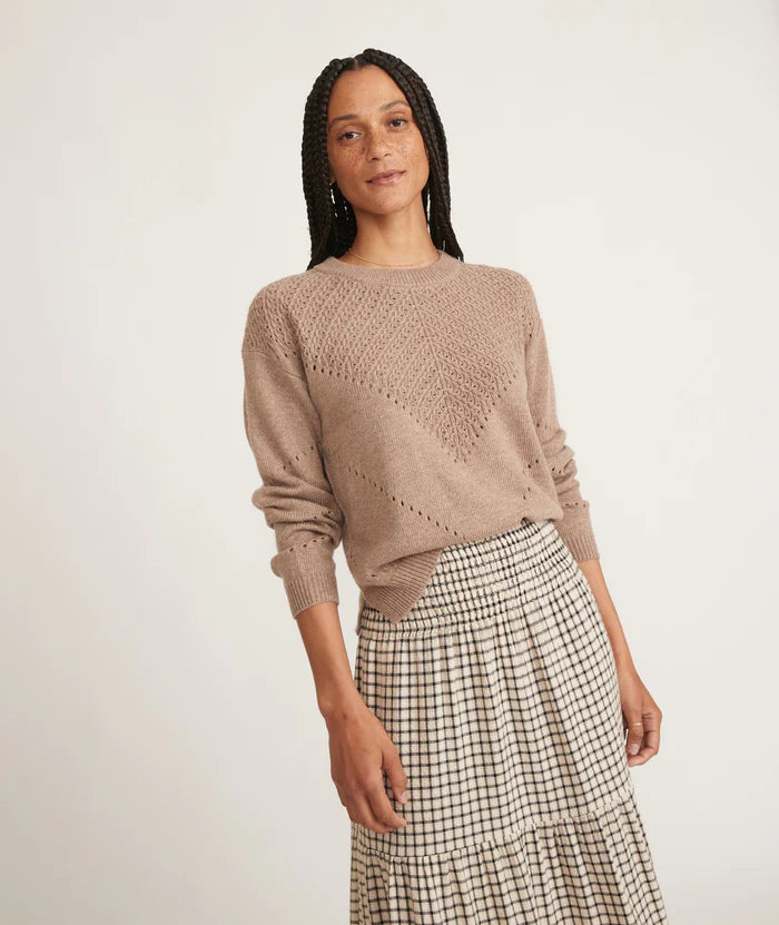 Olivia Crewneck Sweater - Mink