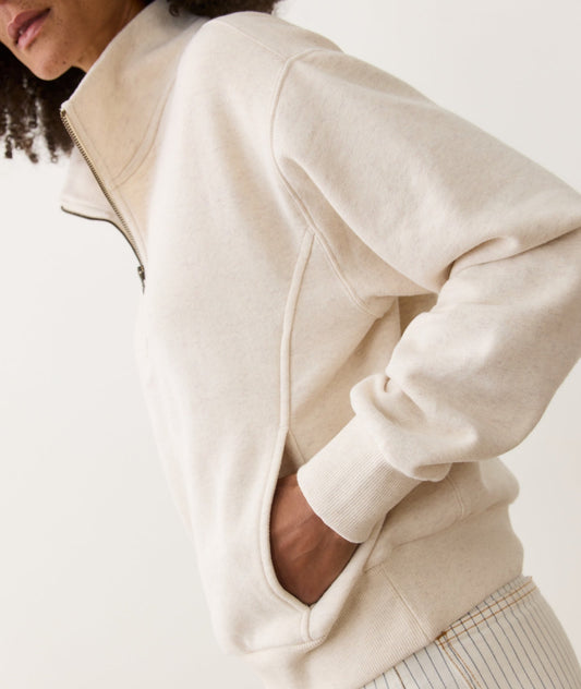 Cloud 9 Half Zip - Oatmeal Heather