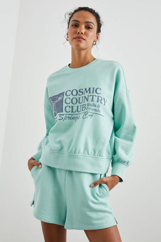 Favorite Sweatshirt - Mint Cosmic Country Club