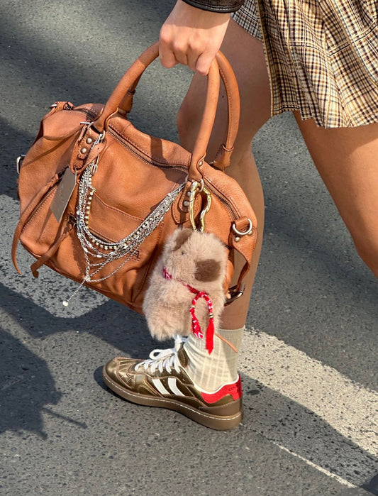 Mini Emerson Tote Bag - Saddle