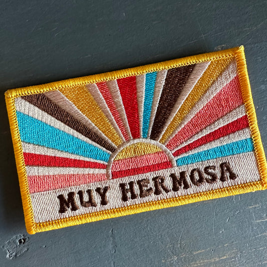 Hermosa Beach MUY HERMOSA Iron On Patch